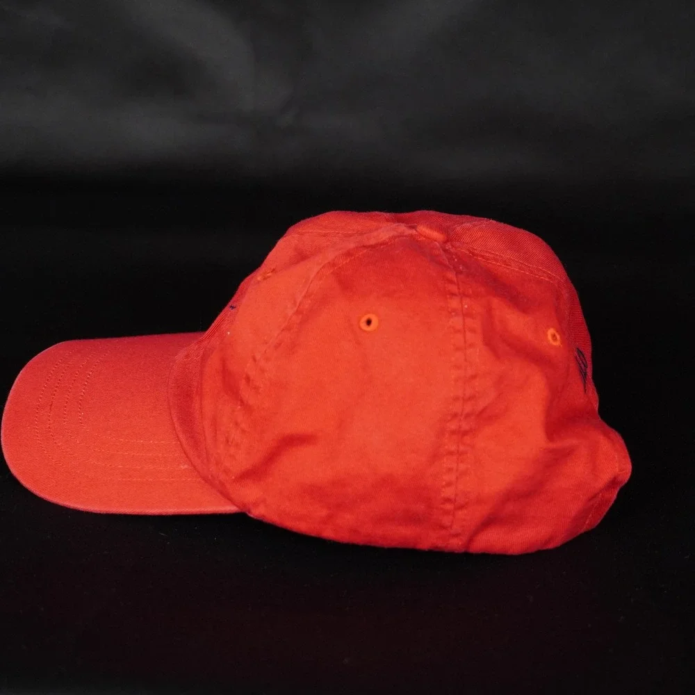 Vintage Polo Ralph Lauren Baseball Cap Mens Red Pony Logo Adjustable Hat